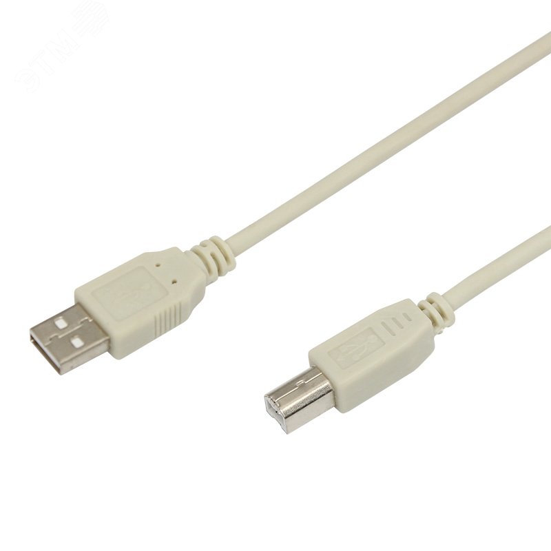 Шнур USB (шт.USB B - шт. USB A) - 1.8 метра, серый