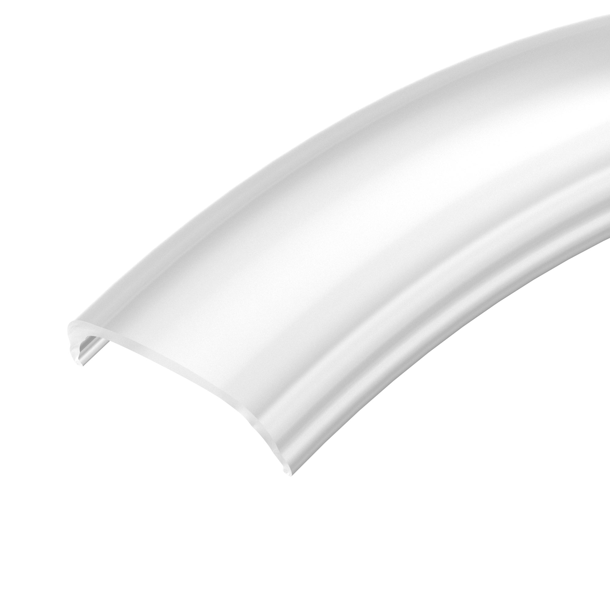 Экран ARH-BENT-W18-2000-Frost 023089 - Полуматовый экран (PC) для профиля ARH-BENT-W18-2000 ANOD. Светопропускание до 85%. Длина 2000мм. Цена за 1м.