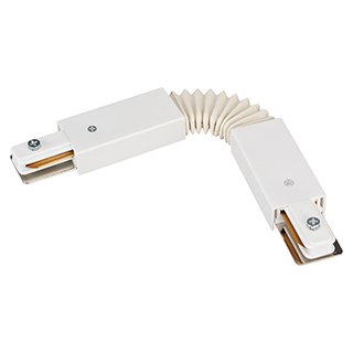 Коннектор гибкий LGD-2TR-CON-FLEX-WH (C) 023995 - Гибкий белый глянцевый коннектор для соединения 2TRA (на 2 провода) треков LGD. 280х35х20мм. При использовании с треками и аксессуарами другой серии возможно отличие по цвету.