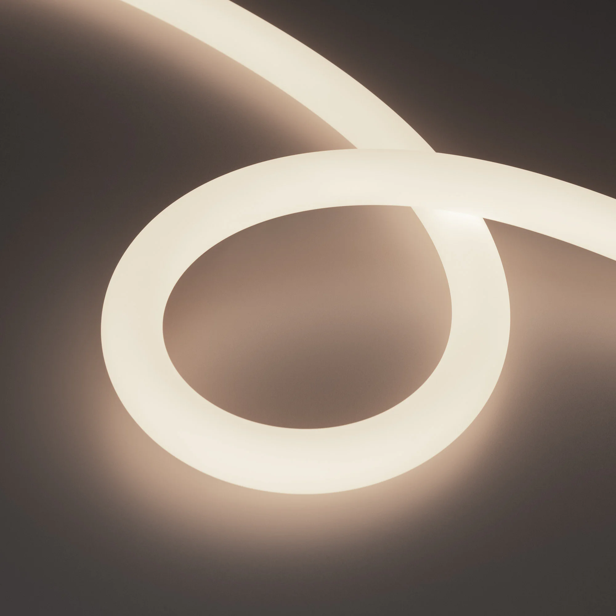 Лента герметичная MOONLIGHT-TOP-A336-D25mm 24V Day4000 360deg (14.4 W/m, IP65, 2835, 5m, wire x2) 036273 - Гибкая герметичная лента (неон серии MOONLIGHT), сечение 25х25 мм. Светодиоды SMD 2835 336 шт/м. Цвет свечения ДНЕВНОЙ (4000 К), индекс цветопередач