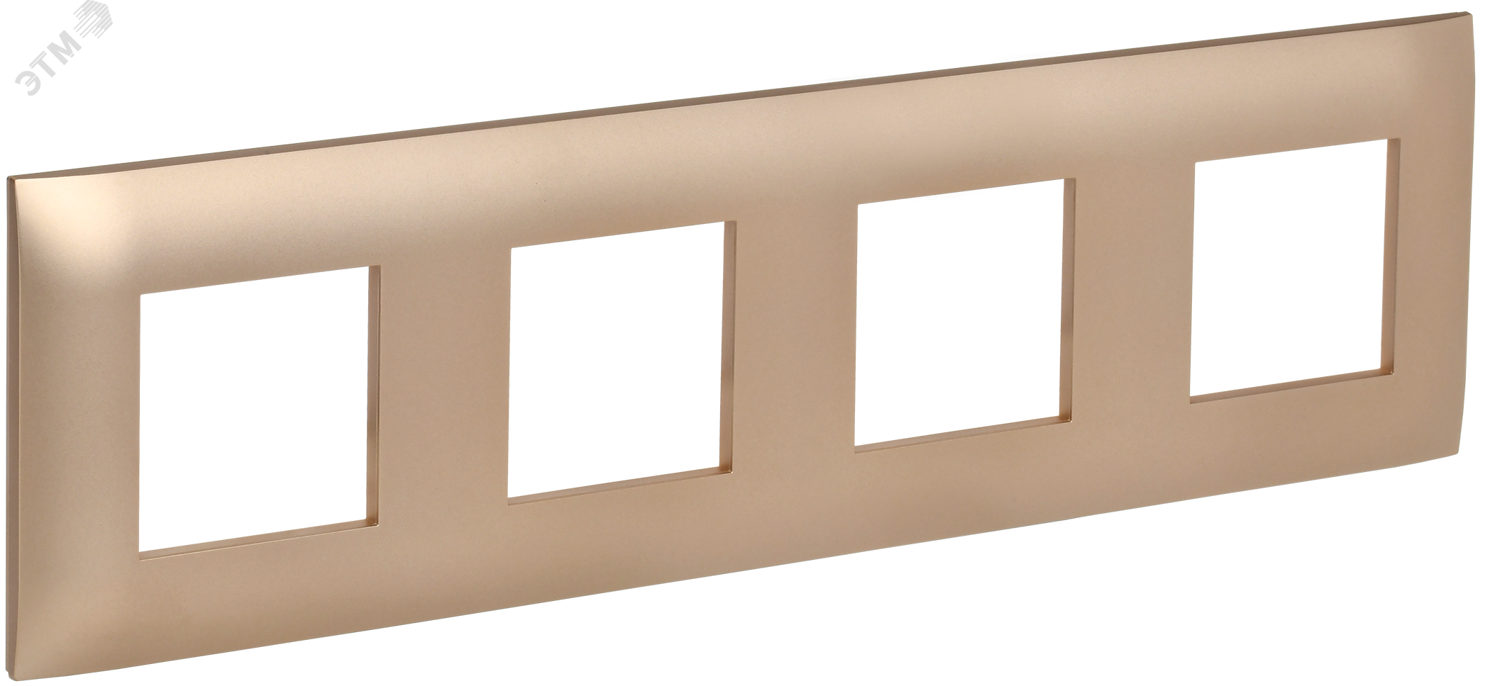 SKANDY Рамка 4-местная SK-F04Sa песочный IEK SK-M42-K98