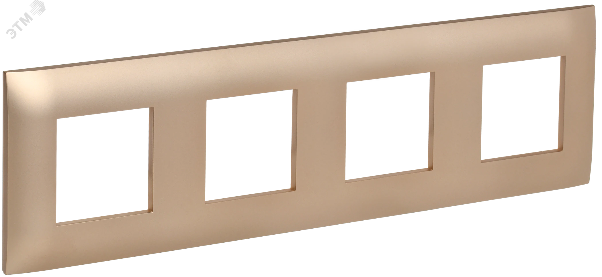 SKANDY Рамка 4-местная SK-F04Sa песочный IEK SK-M42-K98