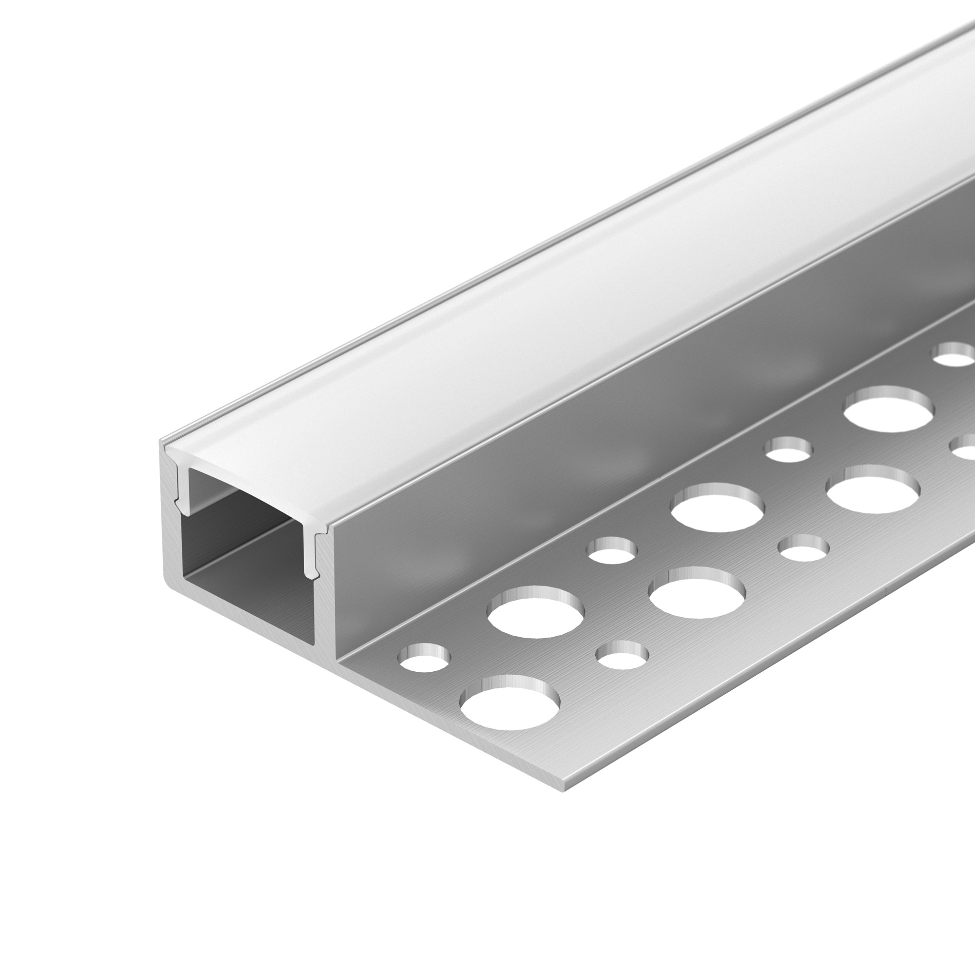 Профиль ARH-DECORE-S12-LINE-EDGE-2000 ANOD 023894 - Алюминиевый анодированный профиль для светодиодных лент и линеек, под строительную отделку или плитку. Фиксируется при помощи строительной смеси. Декоративная контурная подсветка углов и стен, линейная п