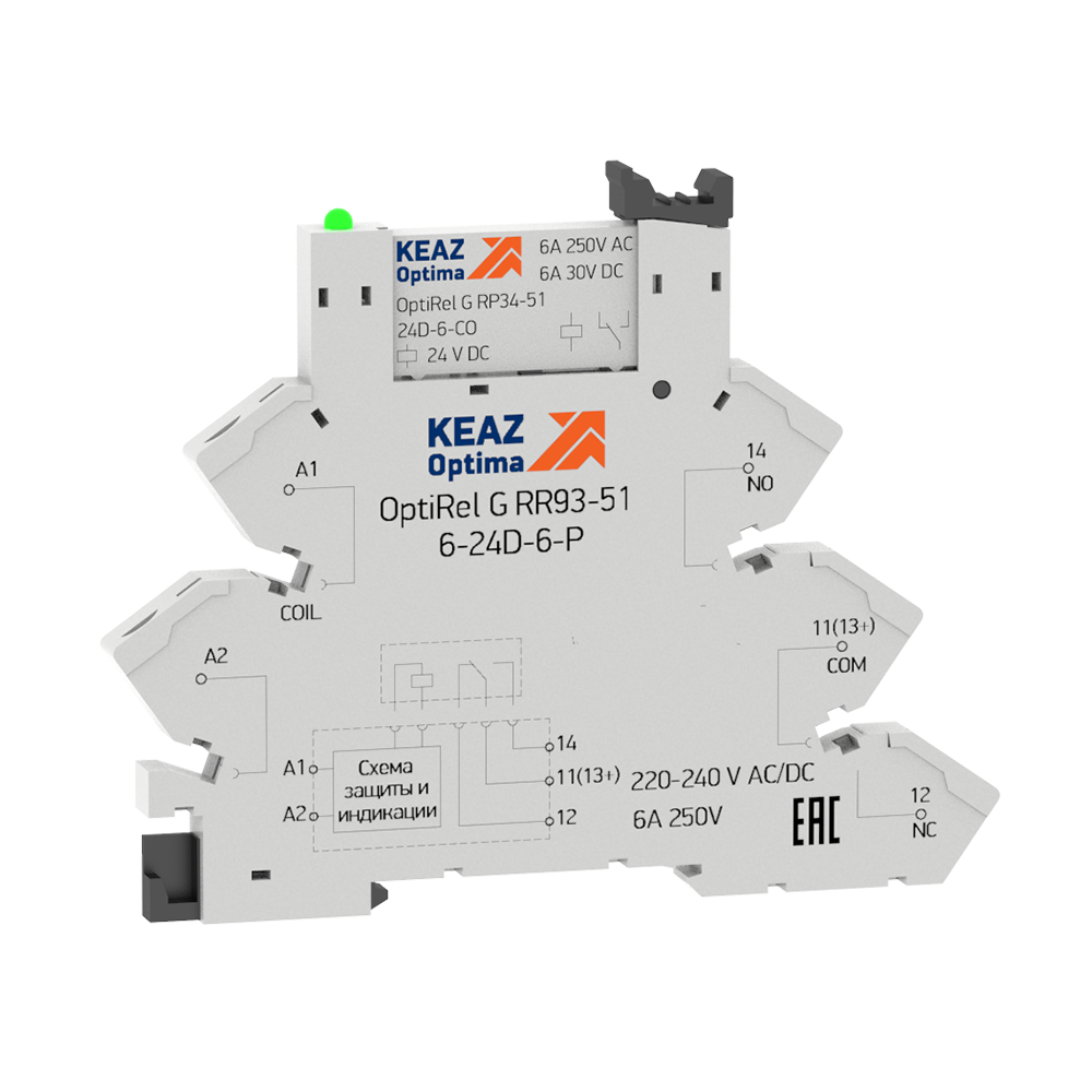 Релейный модуль OptiRel G RM38-61-24U-6-P-CO 280992