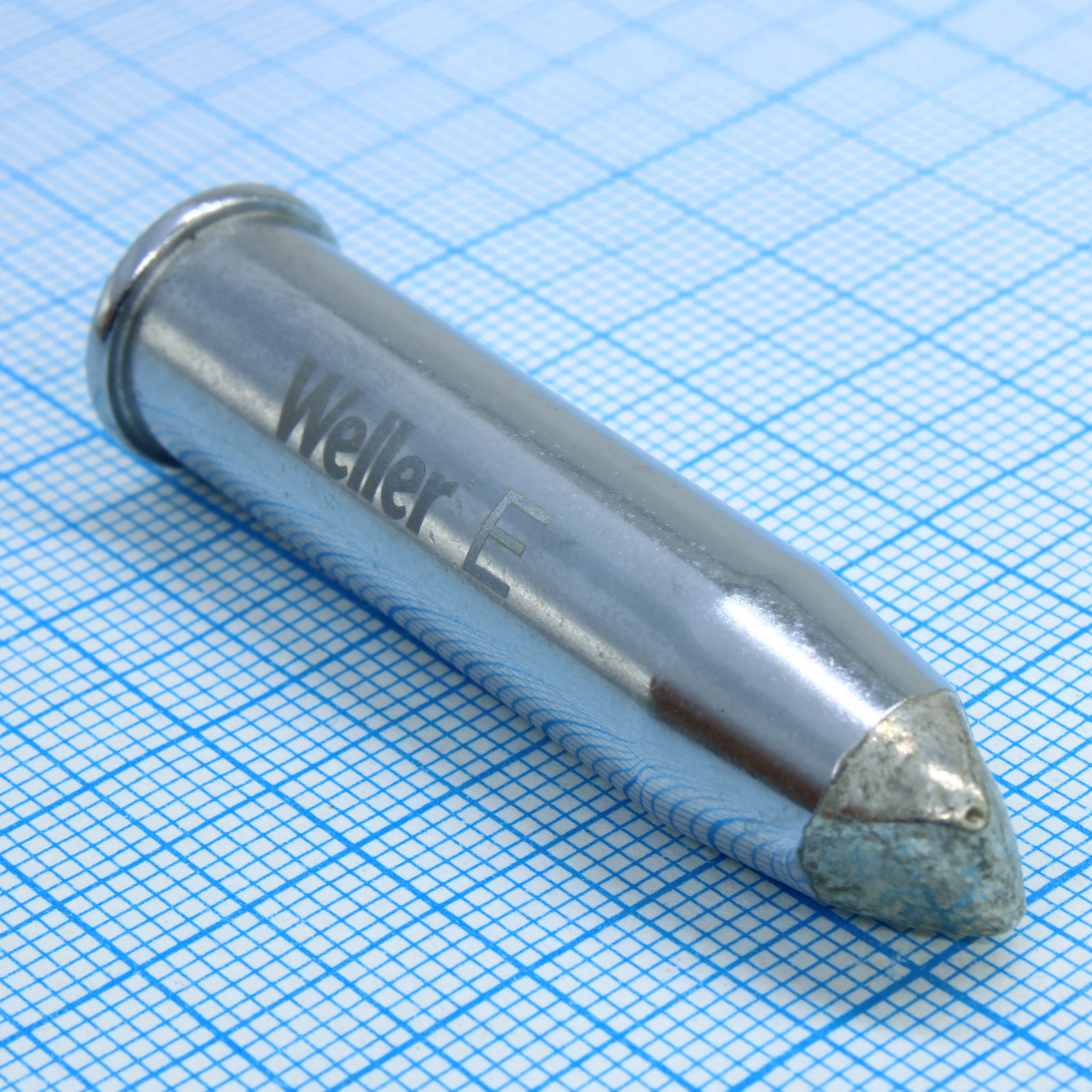 XHT E soldering tip 7.6x1,5mm Chisel - Жало для паяльника WP200/WXP200, клин 7,6х1,5мм