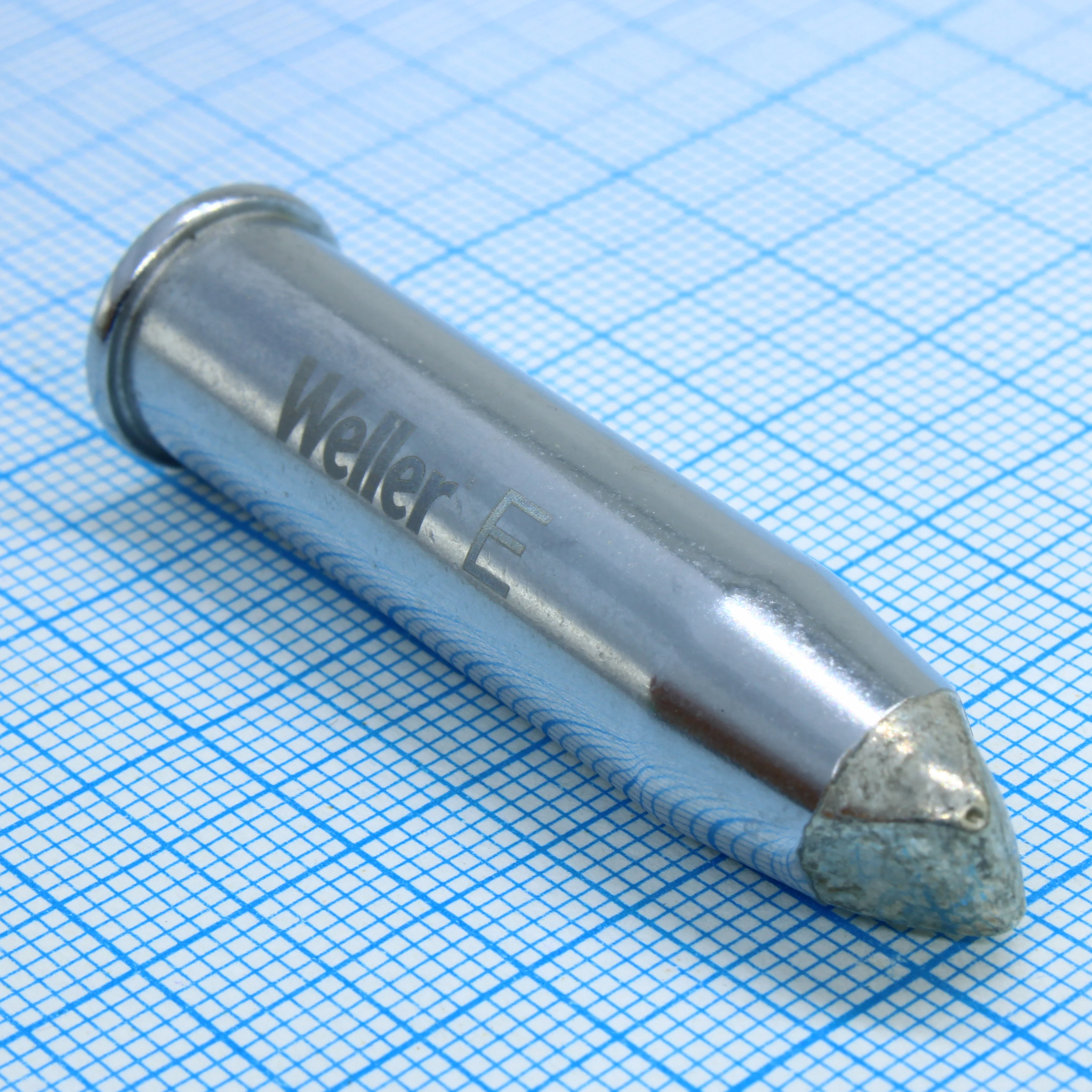 XHT E soldering tip 7.6x1,5mm Chisel - Жало для паяльника WP200/WXP200, клин 7,6х1,5мм