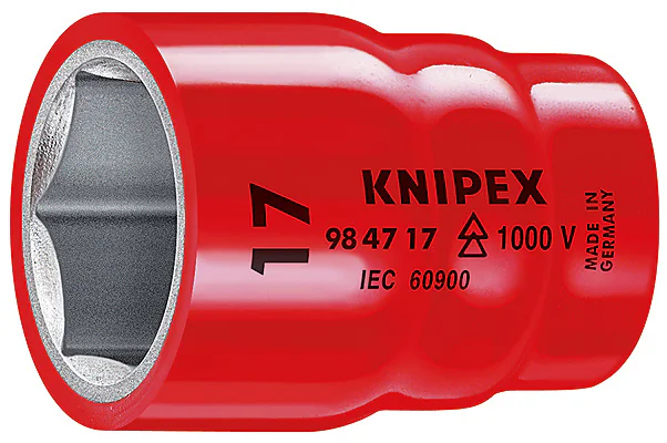 Головка торцевая VDE 1/2" 6-гранная, 27 мм, диэлектрическая KN-984727