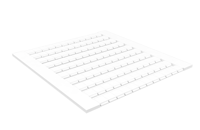 Маркировка  TMB5.2-120/PE - Маркировочные шильдики для клемм TU/TP/TC, сечением 2,5 мм кв., 120 шильдиков, нанесенные символы: PE, с горизонтальным, расположением, цвет белый