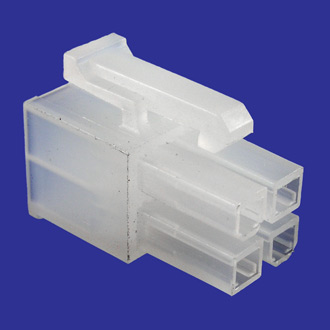 MF-2X2F + TERMINAL - Разъем питания Mini-Fit 4 контакта, гнездо на кабель, шаг 4,2мм