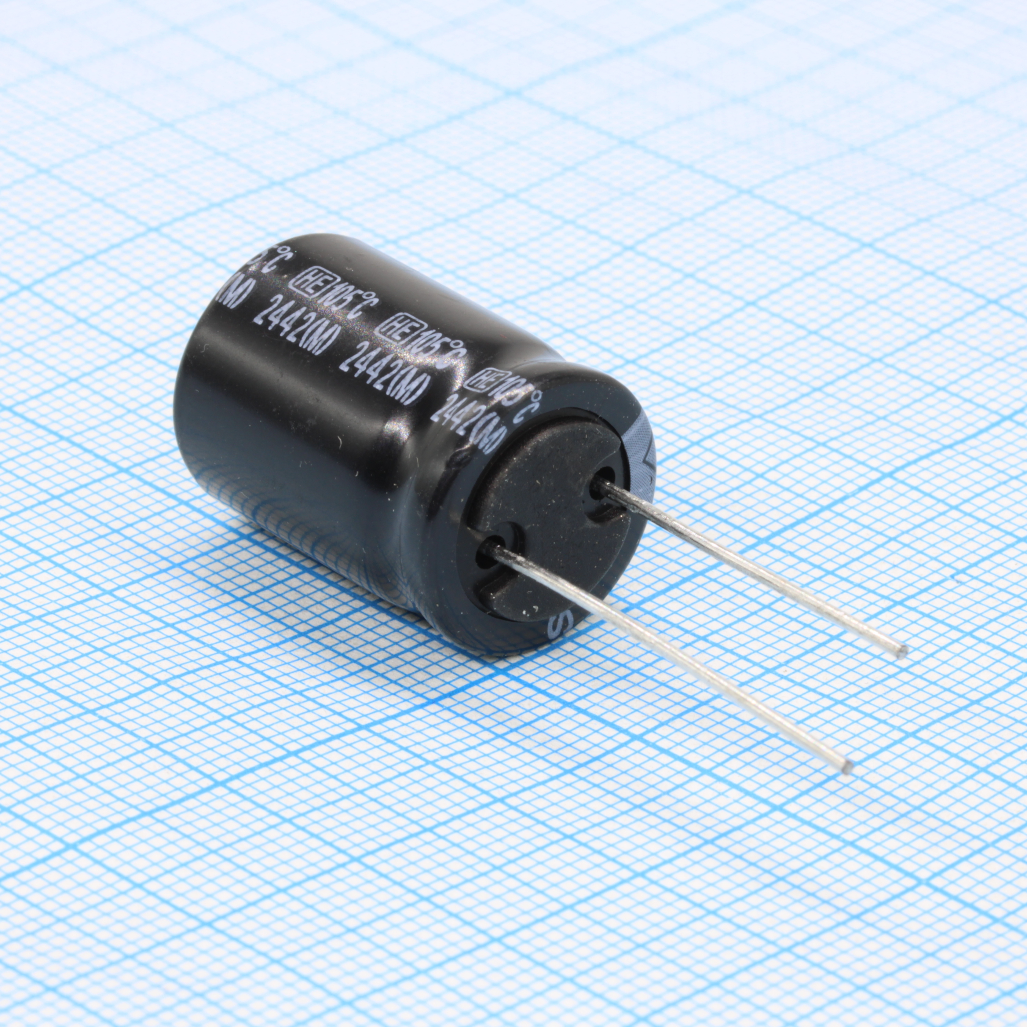 HE450M220J22TKKKS00R - Конденсатор алюминиевый электролитический 22мкФ 450В ±20% радиальный (16х22)мм 105°C