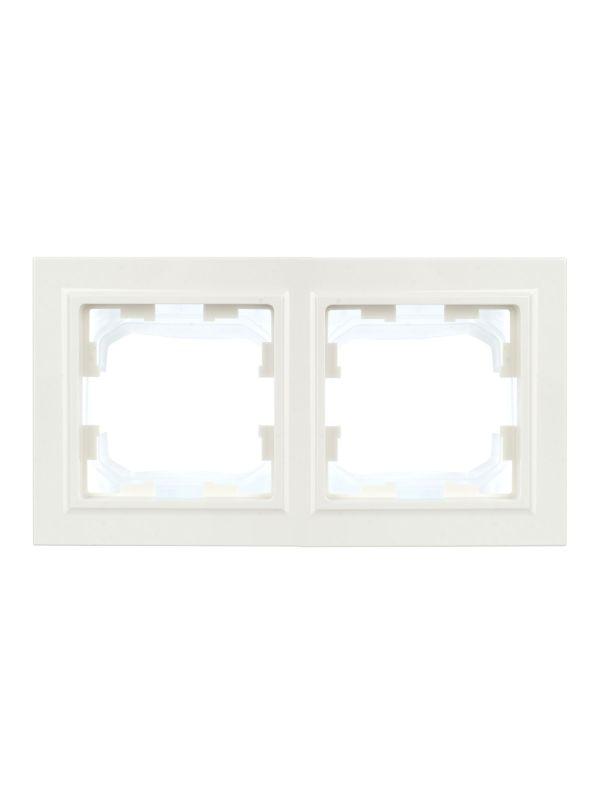 Рамка 2-м IP44 BRITE РУ-2-БрБ-44 бел. BR-M22-44-K01