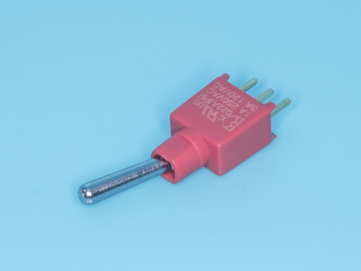 PST-141A. - Тумблер мини 3 конт. SPDT (on-on) IP67 (B070BT)