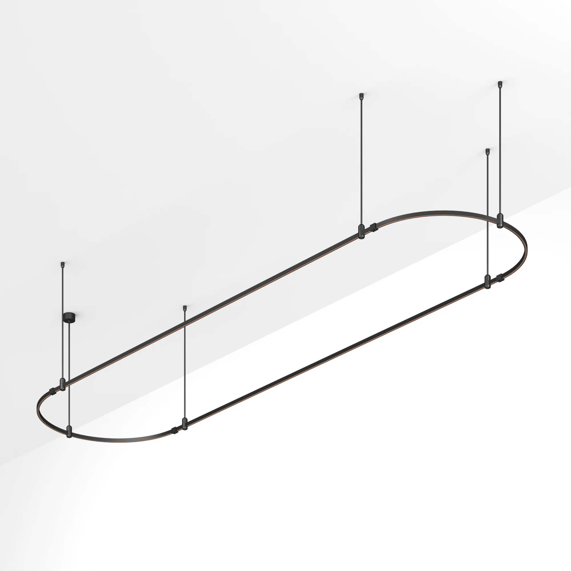 Трек ART-APRIORI-OVAL-ROD-800-4000x1000 (BK) (Arlight, IP20 Металл, 3 года) 048513