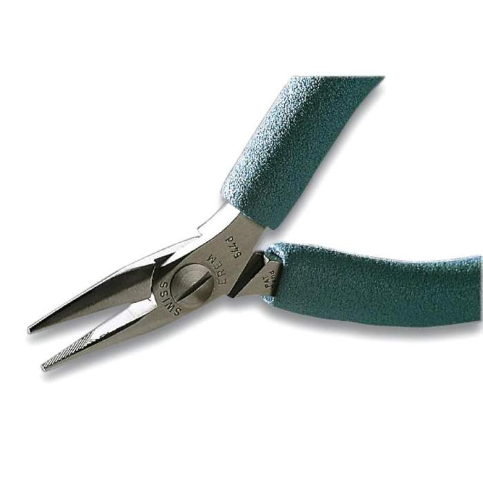 544D - Утконосы с гладкими тисками, с внутренними надсечками, 125 мм, 67 гр