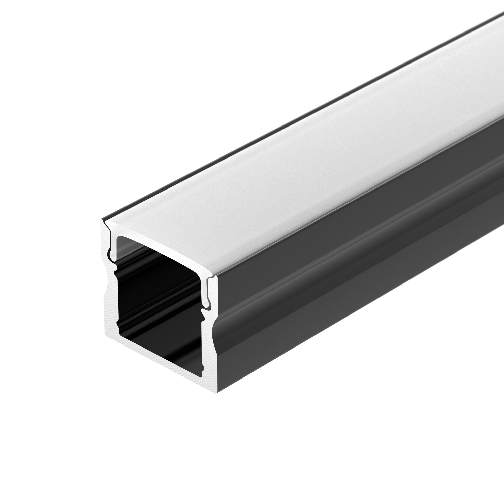 Профиль LINE-1715-2000 ANOD BLACK 044275 - Алюминиевый анодированный накладной профиль для светодиодных лент и линеек. Цвет - черный. Габаритные размеры (L?W?H): 2000x17x14,5 мм. Ширина площадки для ленты 12 мм. Экраны, заглушки и другие аксессуары приобр
