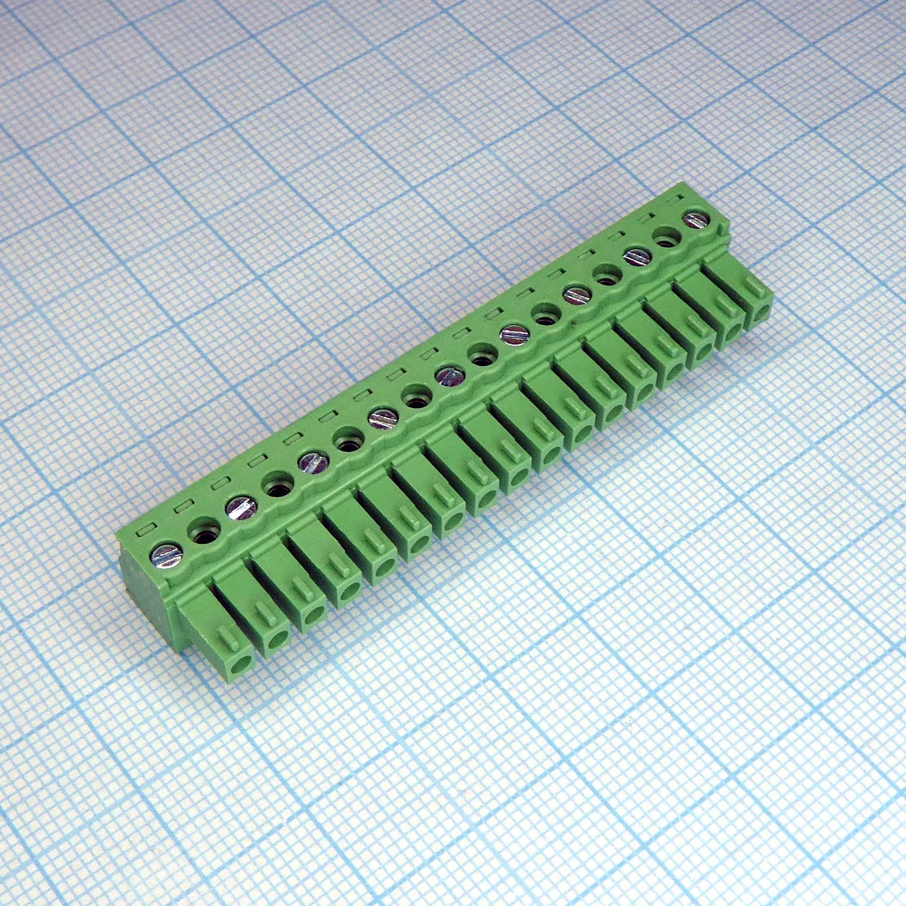 15EDGK-3.81-09P-24-00A(H) - Разъемный клеммный блок, 9 контактов. Серия 15EDGK-3.81