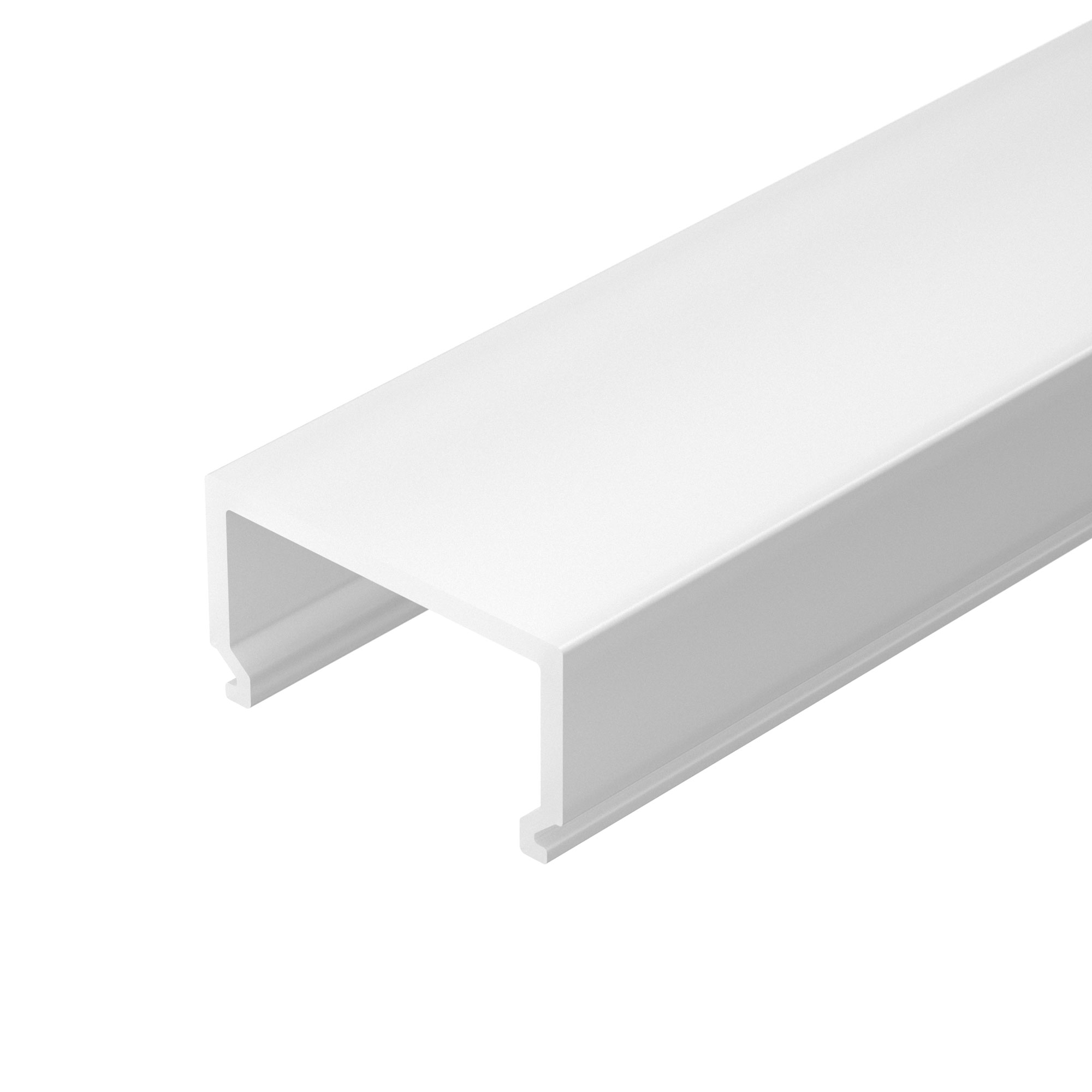 Экран SL-LINE-2011-2000 Square OPAL 019258 - Квадратный экран к подвесному SL-LINE-2011. Длина 2000мм. Цена за 1м.  Размер профиля в сборе с экраном 20х20 мм. Светопропускание 76%.
