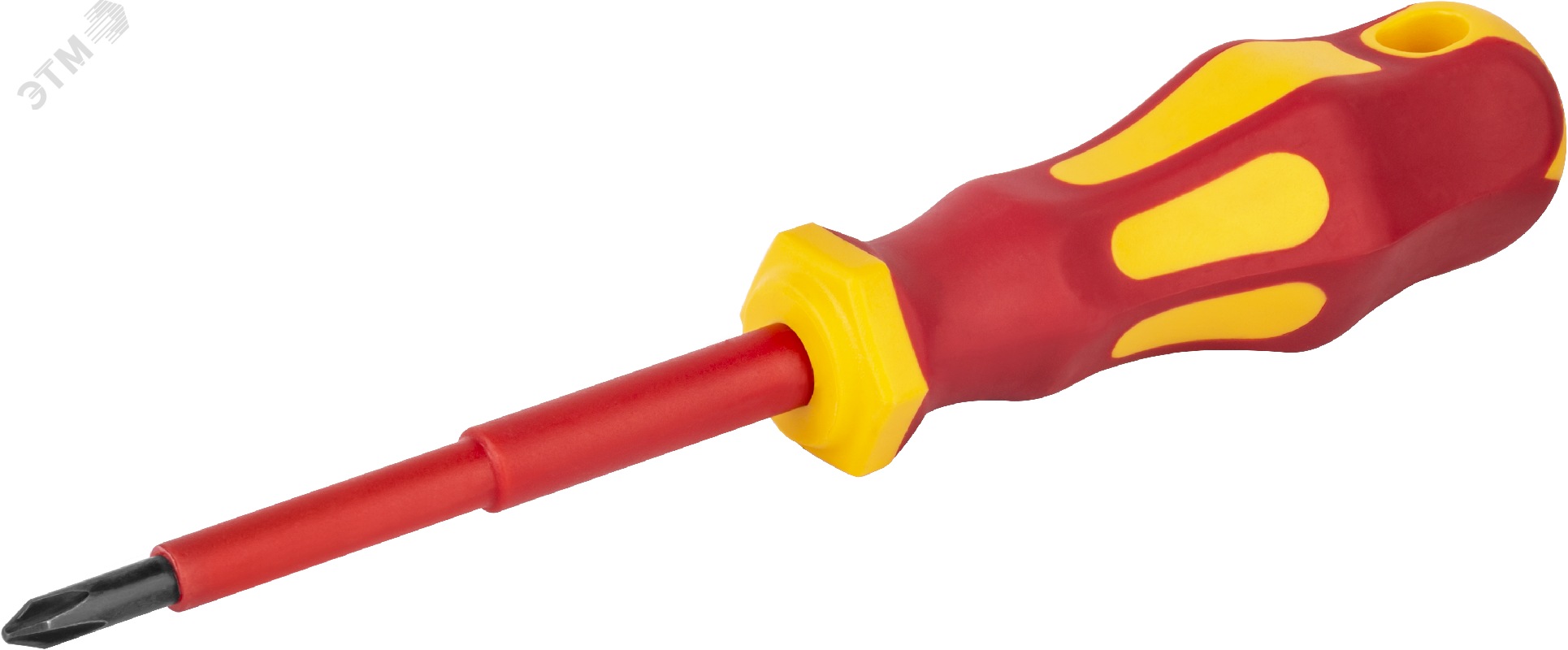 Отвертка диэлектрическая PH2x100 крестовая 1000В 19726