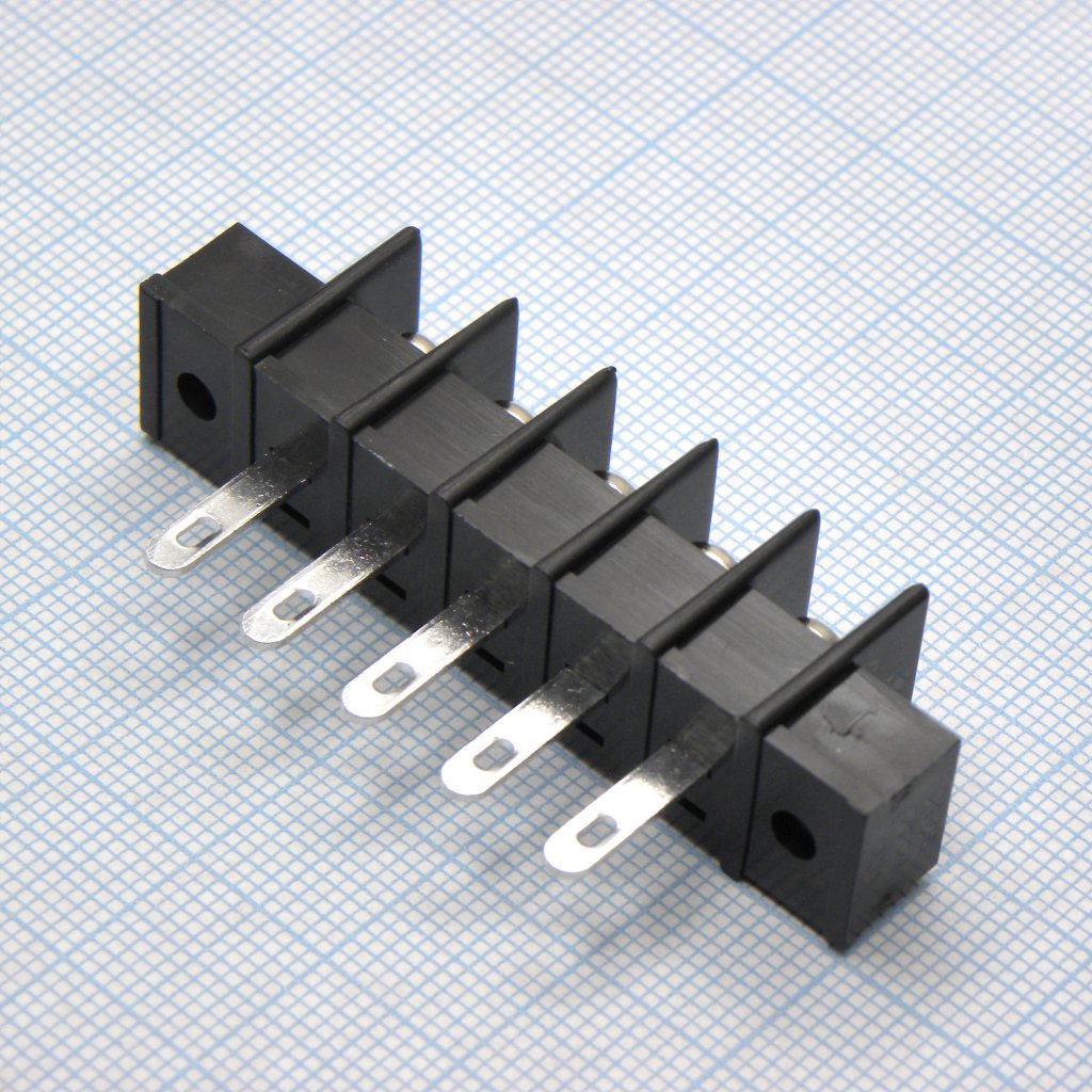 DG25H-A-05P-13-00A(H) - Барьерный клеммный блок 5 контактов. Серия DG25H-A