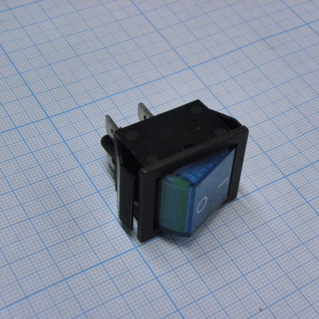 SWR 201-1A3 Ч/С IRS - Переключатель клавишный с подсветкой