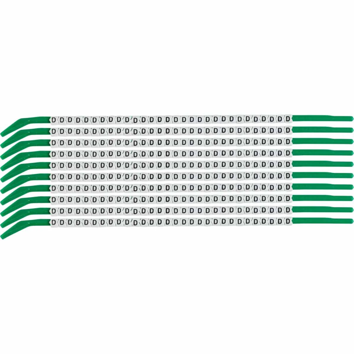 brd133163 - SCN-09-D клипсы белые, 300шт/упак, для провода 2,5-3,0мм диаметра, легенда D