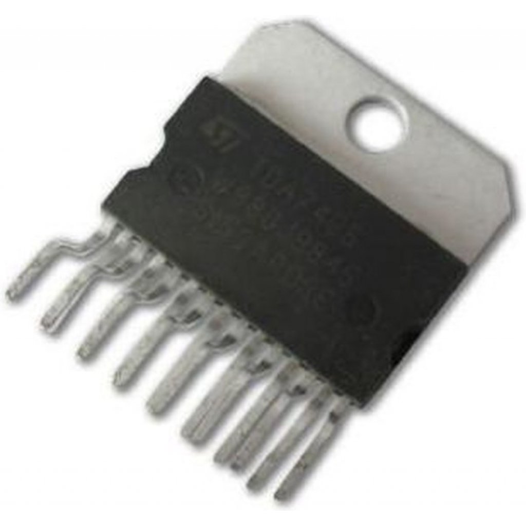 TDA7495 - УНЧ 2x11Вт (28В/8 Ом), pег. гpомкости
