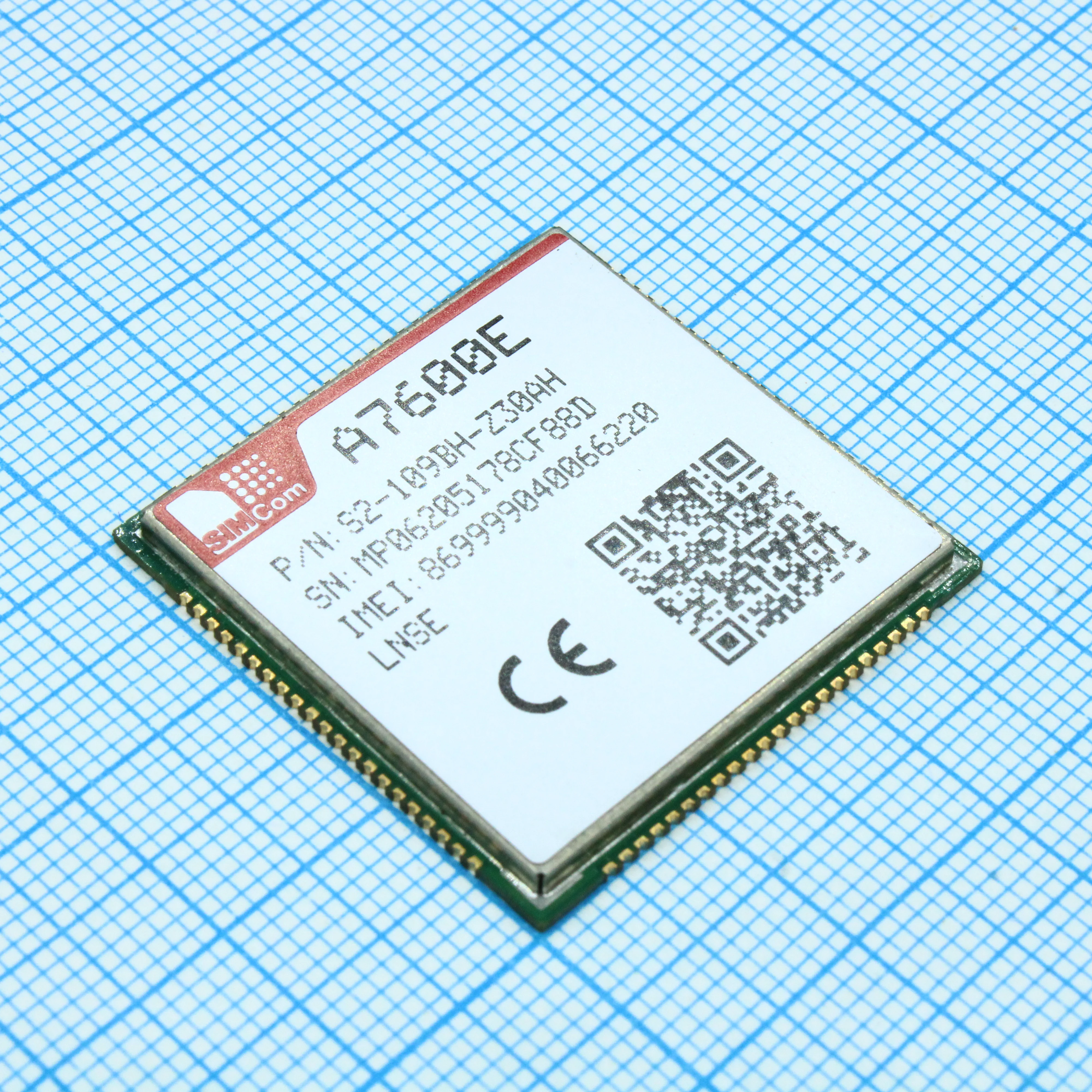A7600E-LNSE - Двухдиапазонный модуль GSM / GPRS / LTE, диапазон частот EGSM 900МГц, DCS 1800МГц