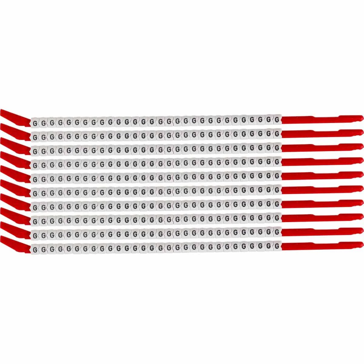 brd313116 - SCN-10-G клипсы, легенда "G", нейлон, для провода диаметром 2.8-3.4мм, 300 шт. в упак.