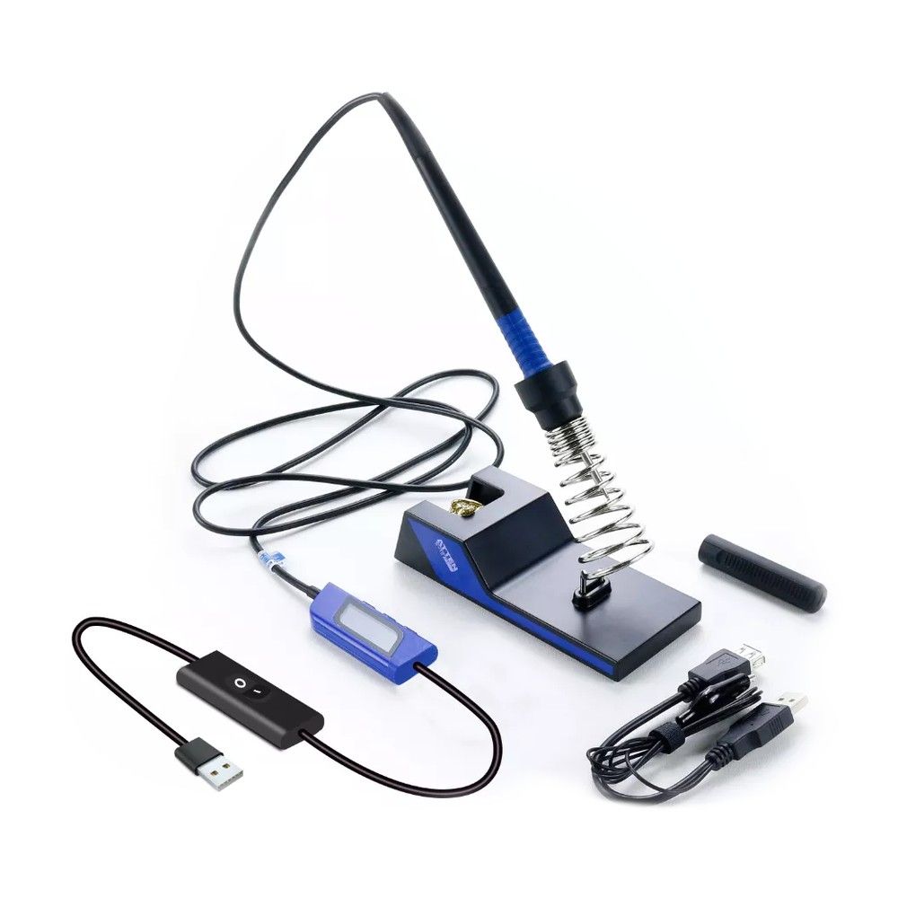 GT 2010+ - Паяльная станция 10Вт, питание от USB, цифровая регулировка температуры 150°С - 480°С, тип жала T10-0.5I