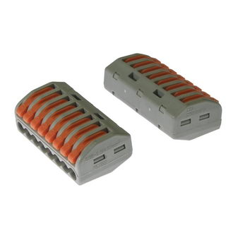 PCT-218 - Клеммник быстрозажимной 8-и контактный сечение 0.08-2.5 кв.мм