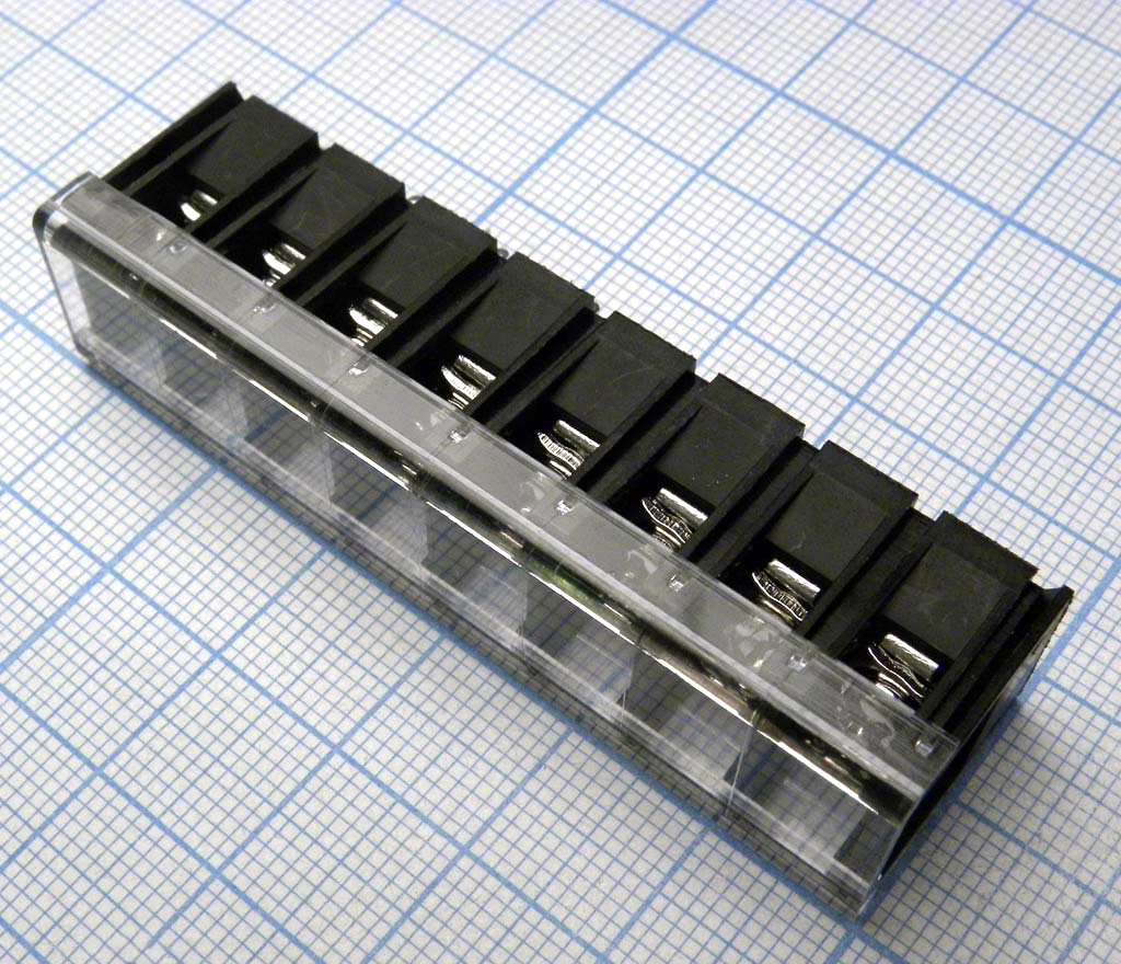 DG28C-B-08P-13-00A(H) - Барьерный клеммный блок 8 контактов. Серия DG28C-B