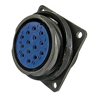 FQ30-14PIN ZK - Блочная розетка, 14 контактов