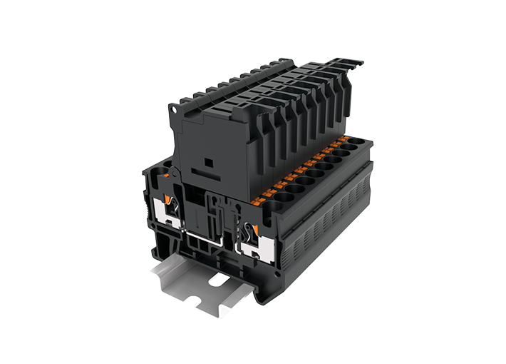 Клемма с держат. предохр. TP4-HESI(5x20)-BK - Клемма с держателем предохранителя 5Х20, тип фиксации провода: push-in, номинальное сечение: 4 мм кв., 6,3A, 400V, ширина: 6,2 мм, цвет: черный, тип монтажа: DIN 35