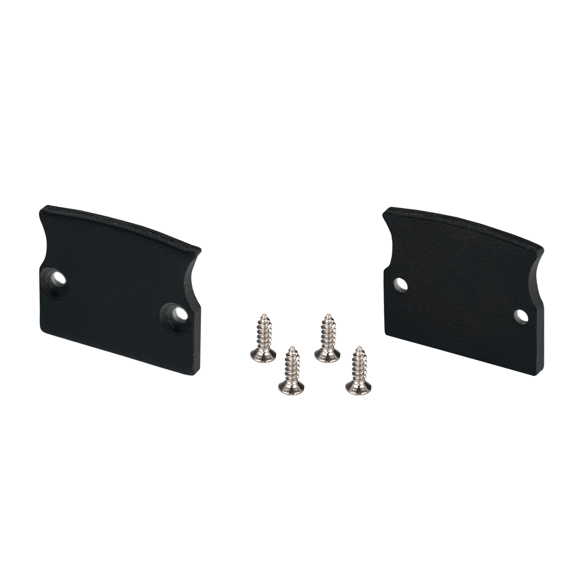 Заглушка СEIL-S14-SHADOW FLAT BLACK глухая 040780 - Заглушка для профиля СEIL-S14-SHADOW глухая. Материл - алюминий. Цвет - черный. В комплекте 2 заглушки и 4 шурупа. Цена за комплект.