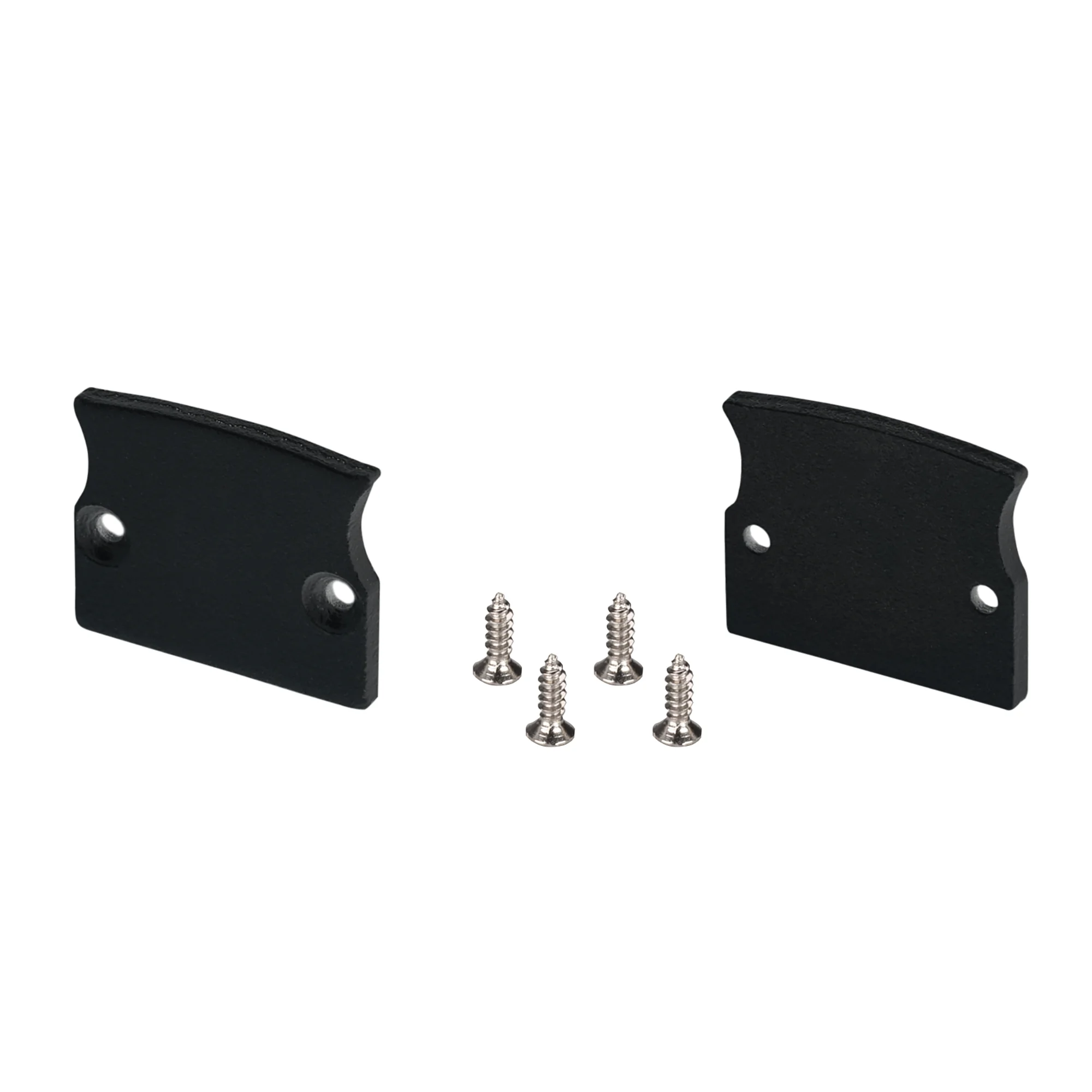 Заглушка СEIL-S14-SHADOW FLAT BLACK глухая 040780 - Заглушка для профиля СEIL-S14-SHADOW глухая. Материл - алюминий. Цвет - черный. В комплекте 2 заглушки и 4 шурупа. Цена за комплект.
