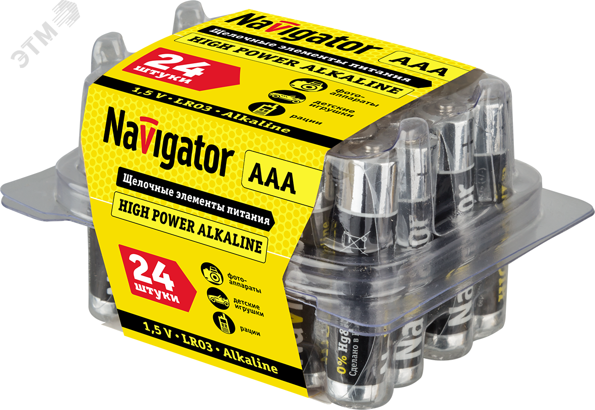 Батарейка NBT-NE-LR03-BOX24 17798