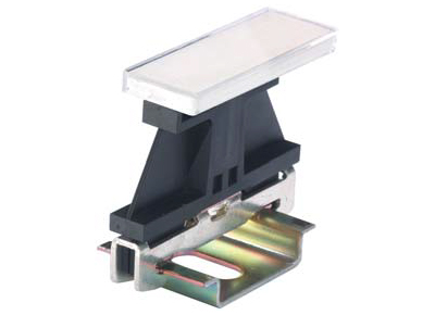 Концевой стопор 9708 / 2 BS 35 - Концевой стопор на рейку DIN35, тип зажима: винт, ширина: 17,5 мм, цвет: черный