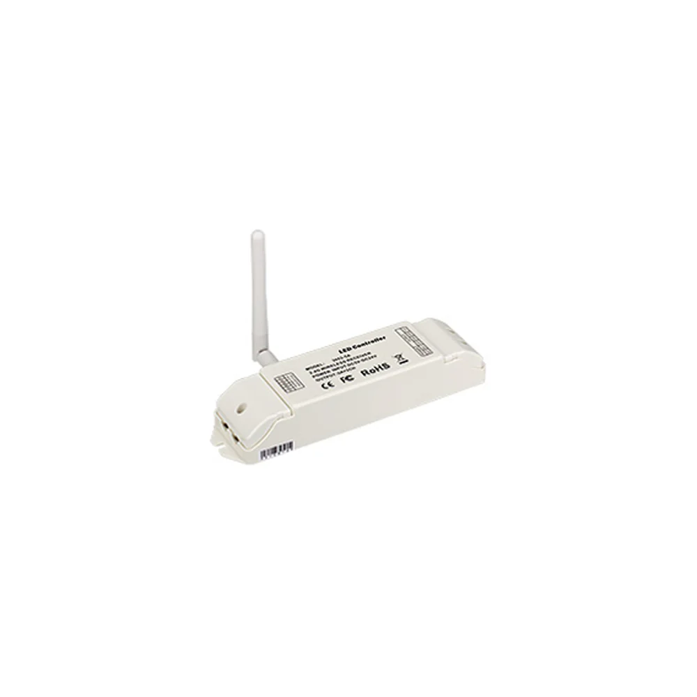 RGB-усилитель LT-3053-5A (5-24V, 75-360W, 2.4ГГц) 022197 - RGB-усилитель (2.4ГГц, дальность действия 200-300 м), служит для приема сигнала от RF-усилителя 016734 и передачи его к светодиодной RGB-ленте. Питание 5-24 В. Мощность 75-360 Вт (5А/канал, 3 кана
