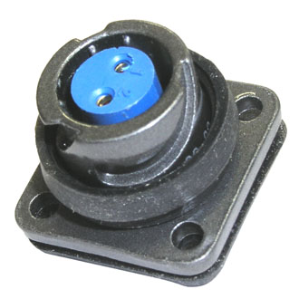FQ14-2PIN ZK - Блочная розетка, 2 контакта