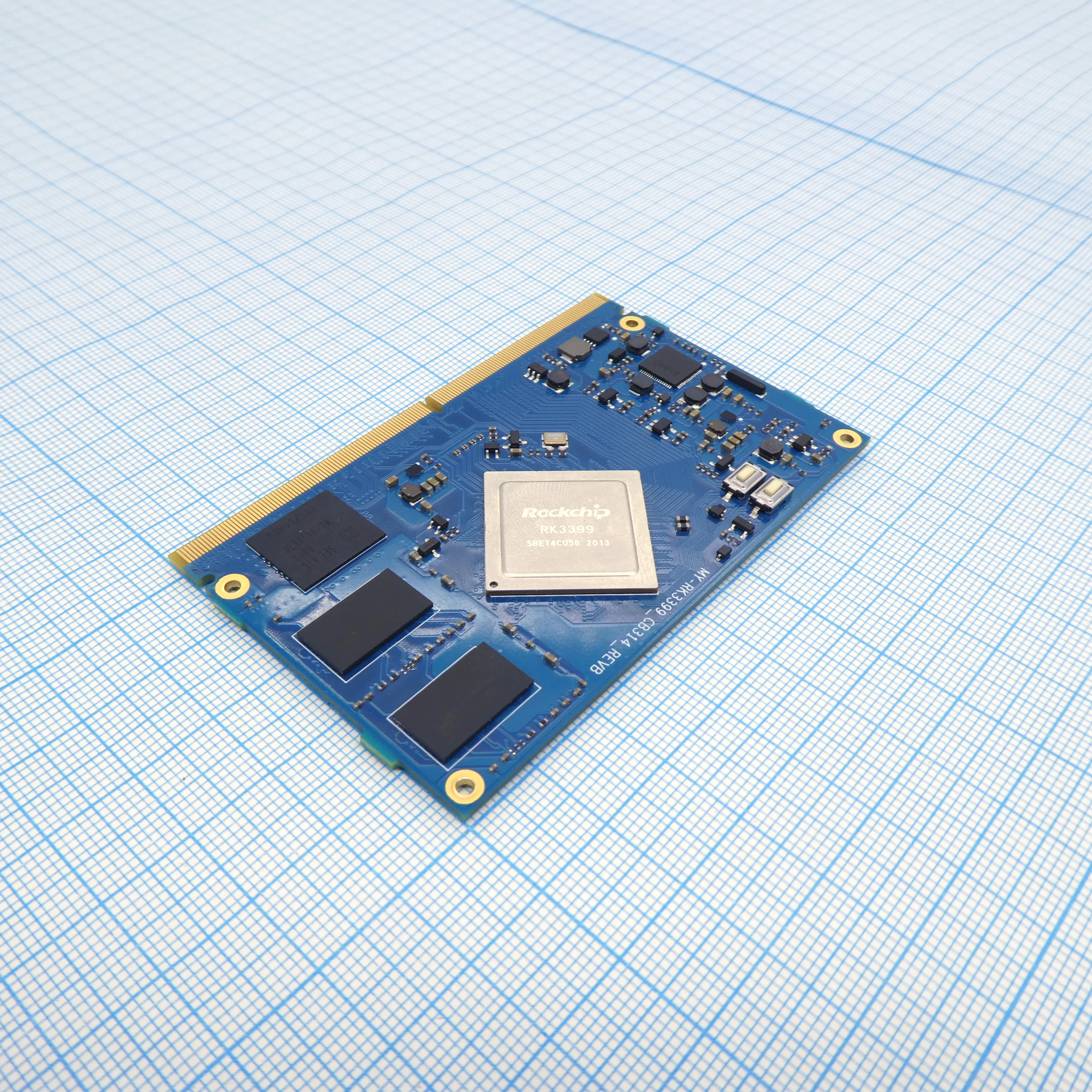 MYZR-RK3399-CB314-2G-8G - SOM модуль на базе микропроцессора Rockchip RK3399. 2G-8G