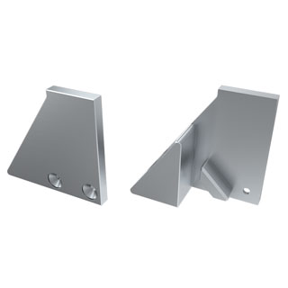 Заглушка для ALM-GLASS-10 с опорой правая глухая 026739 - Заглушка для ALM-GLASS-10 с опорой правая глухая. Цена за 1 шт.