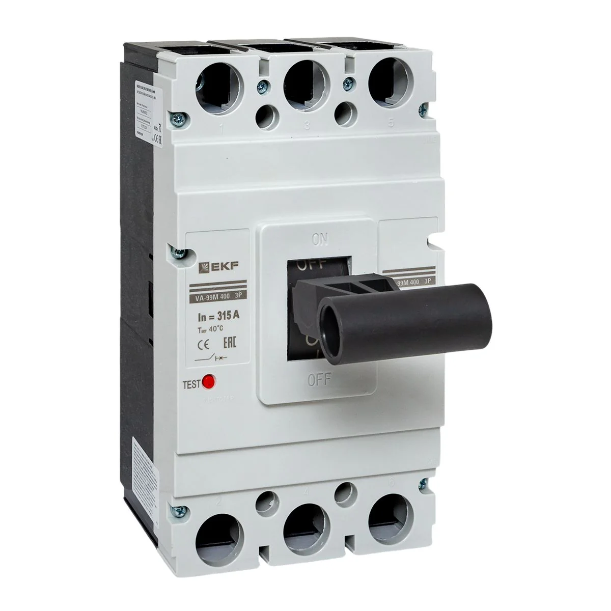 Выключатель автоматический 3п 400/315А 42кА ВА-99М PROxima mccb99-400-315m