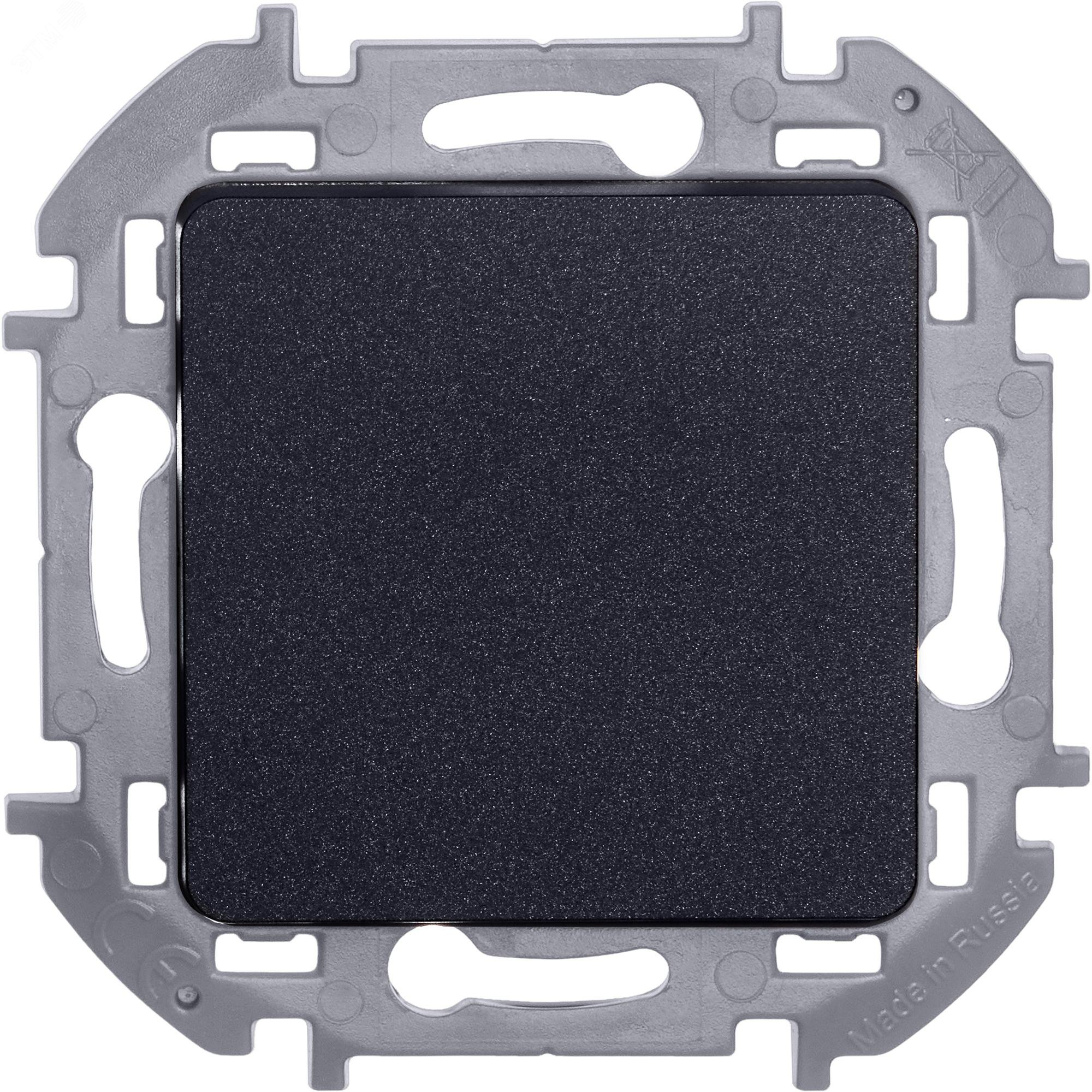 Переключатель 1-кл. Inspiria 10А IP20 250В 10AX механизм антрацит Leg 673653