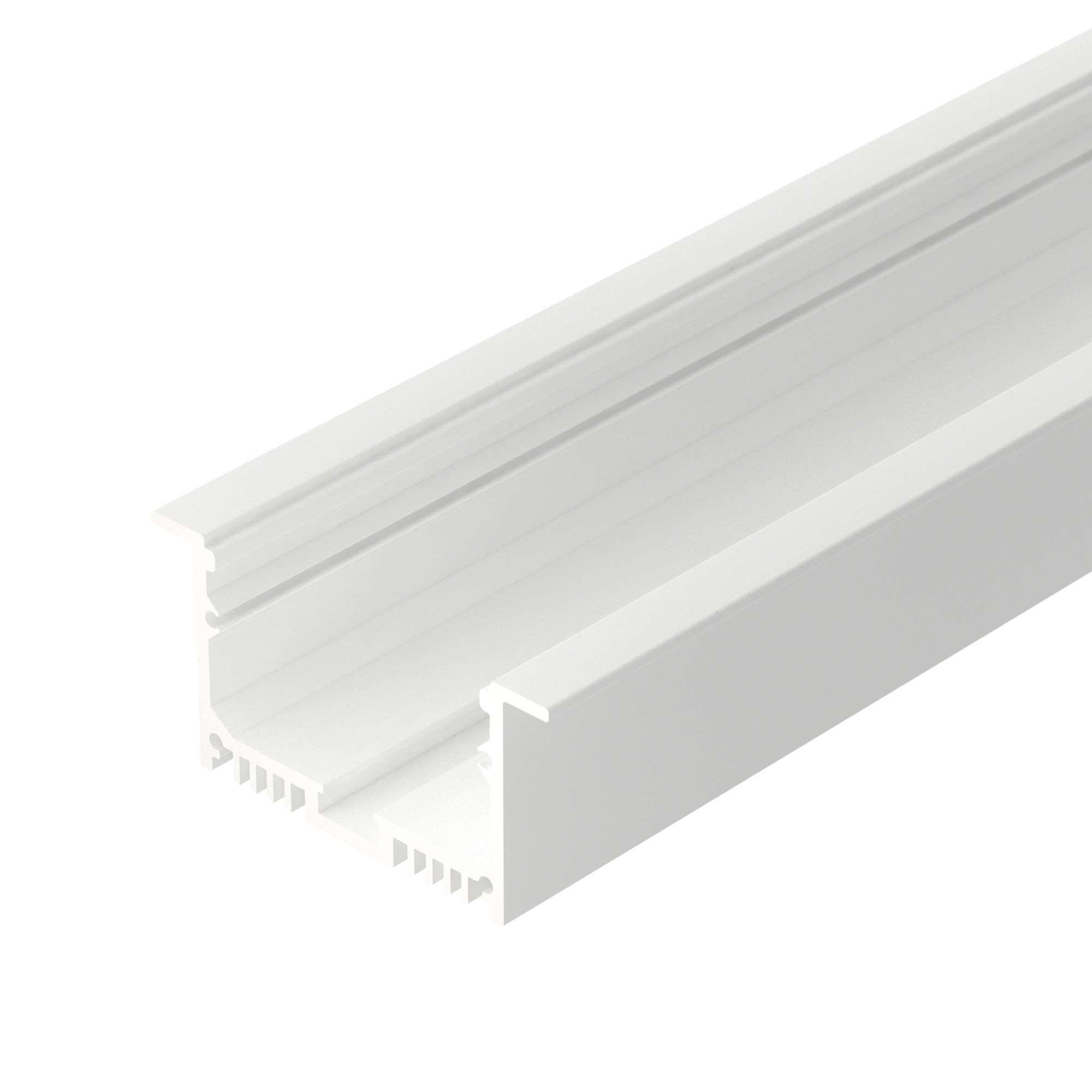 Профиль с экраном SL-LINIA62-F-2500 WHITE+OPAL 021374 - Комплект с экраном. Алюминиевый профиль для светодиодных лент и линеек. Цвет - белый RAL9003 (порошковая окраска). Габаритные размеры (LхWхH): 2500x62x32 мм, паз для установки 49 мм. Ширина площадки 