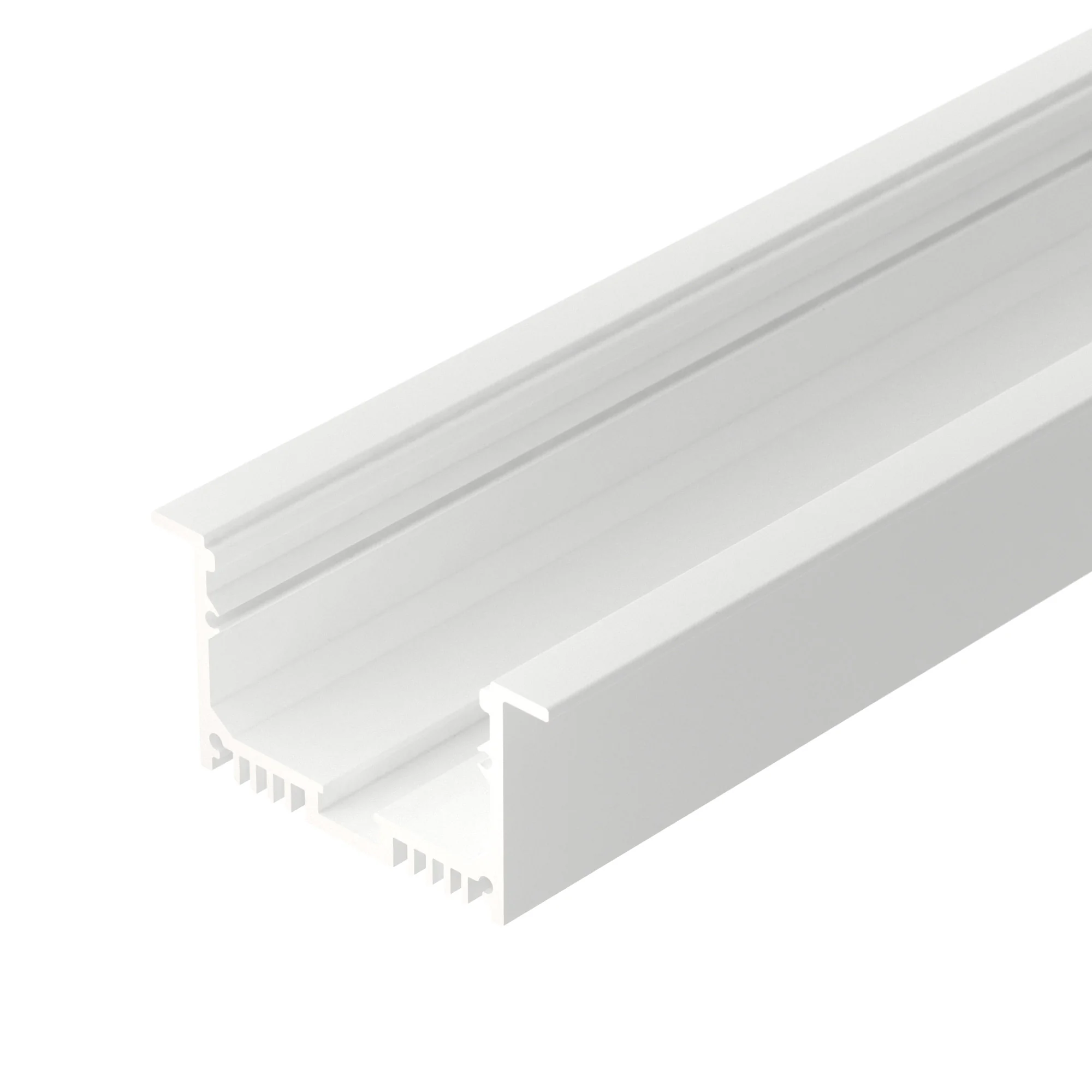 Профиль с экраном SL-LINIA62-F-2500 WHITE+OPAL 021374 - Комплект с экраном. Алюминиевый профиль для светодиодных лент и линеек. Цвет - белый RAL9003 (порошковая окраска). Габаритные размеры (LхWхH): 2500x62x32 мм, паз для установки 49 мм. Ширина площадки 