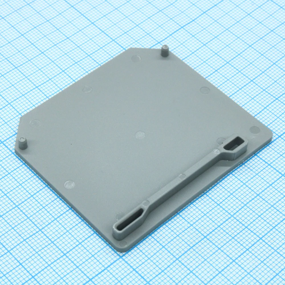 Торцевая крышка D-MK35-01P-11 - Торцевая крышка, для клемм MK35..., цвет: серый