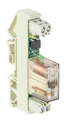 Реле WRS-REL-1S-48V20M - Интерфейсный релейный модуль, 1 замыкающий контакт, материал контакта: AgNi 0,15 + 10 ? Au, рабочее напряжение: 24 V AC/DC, номинальное напряжение переключения: 48 V DC, коммутируемый ток: 20 mA, с винтовой фиксацией провода, сери