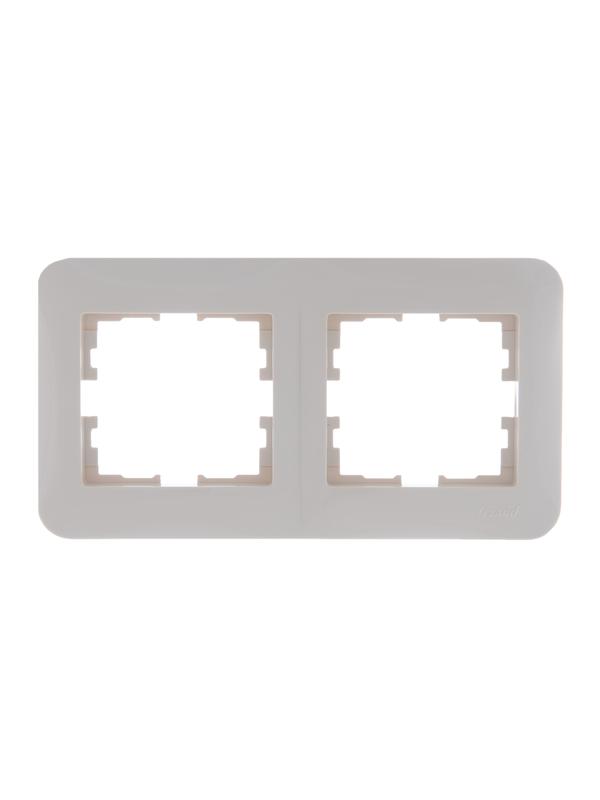 Рамка 2-м Karina Life горизонт. крем. 708-0300-147