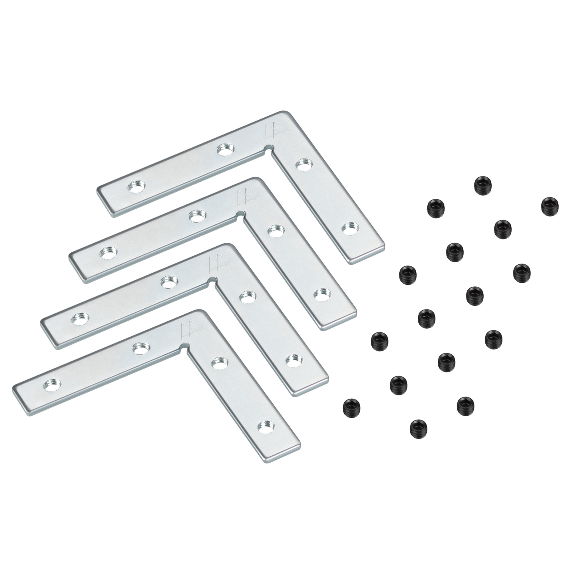 Соединитель угловой MAG-ORIENT-CON-STR-D-L90 (SL) 042005 - Угловой внешний коннектор для трека MAG-ORIENT 2653. DC48V.  Материал алюминий, цвет белый. Размеры 100х100х26,2 мм.  В комплекте 4 штуки.