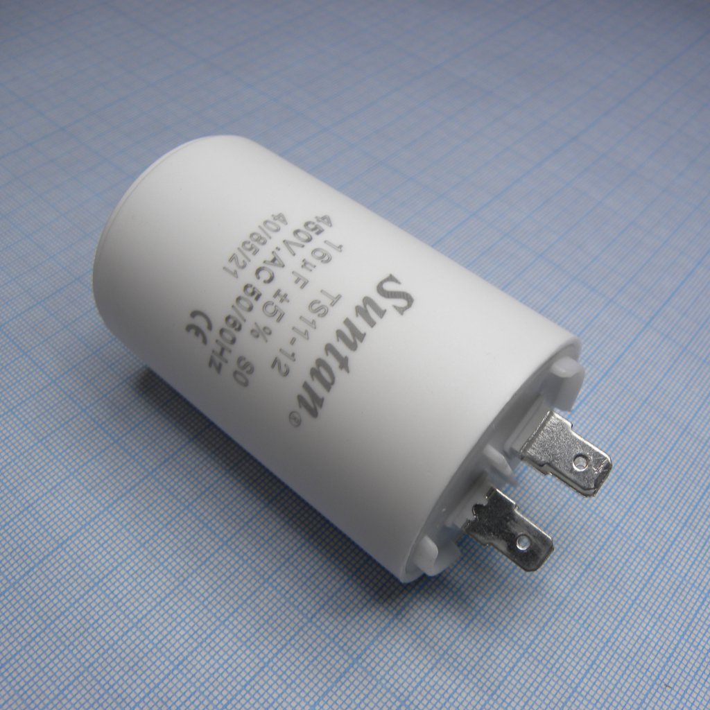 TS1112Q0166JSB000R - Конденсатор металлизированный полипропиленовый 16мкФ 450VAC ±5% (35 X 70мм) 85°C